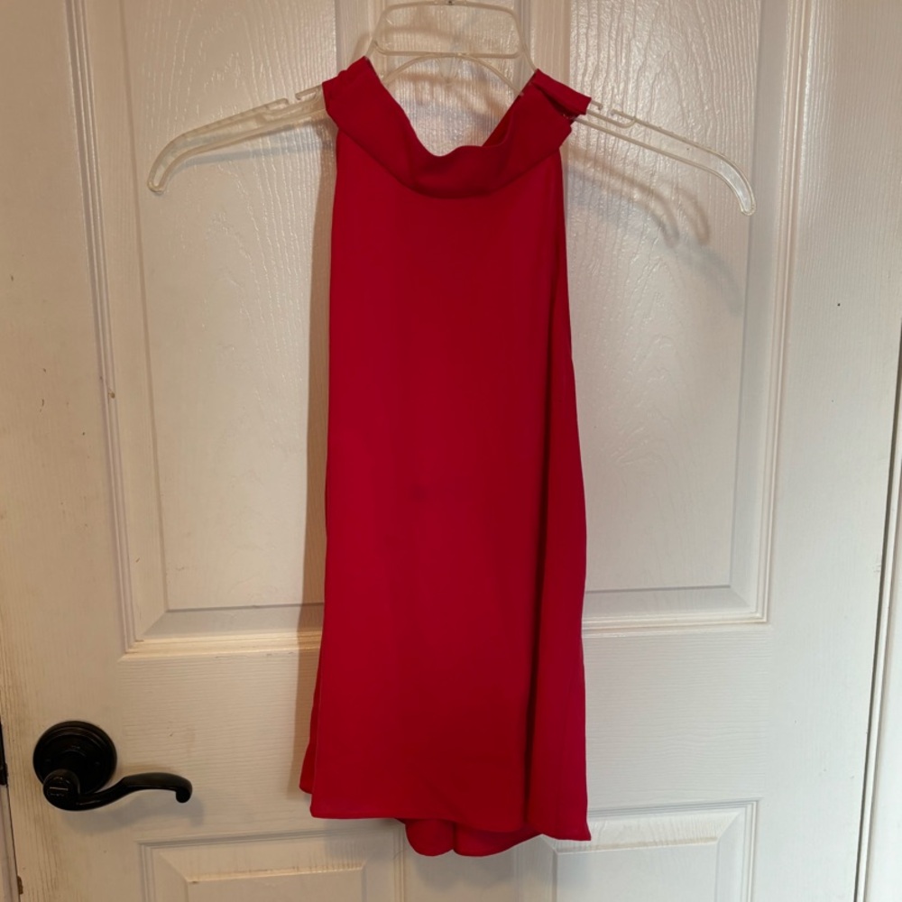 ZARA Red Halter Top - size small